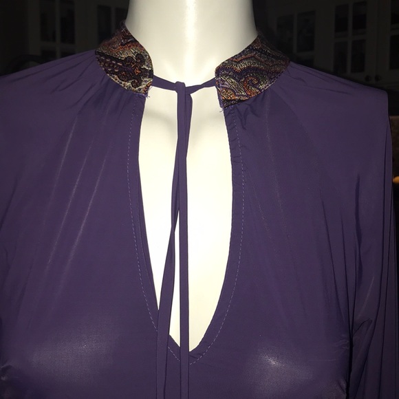 Ana María Purple top size P - Picture 3 of 4